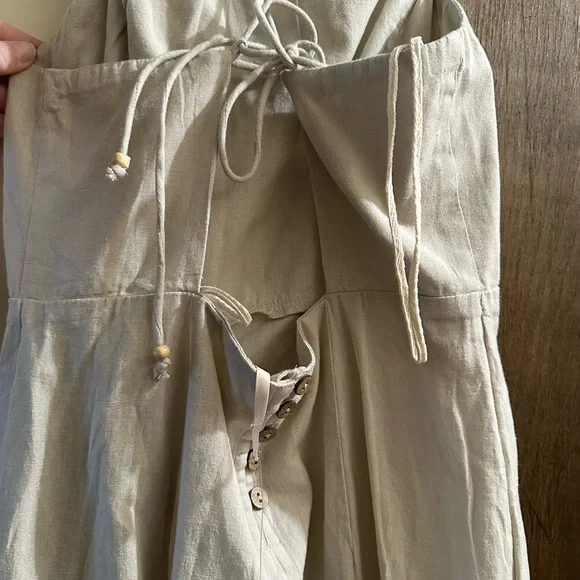 NWT Free People Size S- Francesca midi dress in ivory - Picture 8 of 11